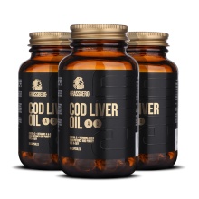  Grassberg Cod Liver Oil 410 mg + Vit D, A, E 60 