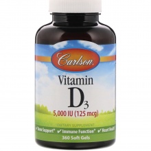  Carlson Labs Vitamin D3 5000 UI 125  360 