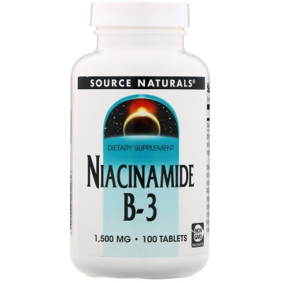  Source Naturals Niacinamide B-3 1500  100 