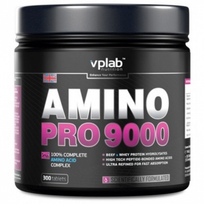 Аминокислотный комплекс VPLab amino pro 9000 300 таблеток