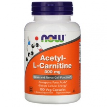 - NOW Acetyl L-Carnitine 500  100 