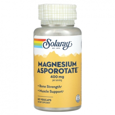  Solaray Magnesium Aspartate 400  60 